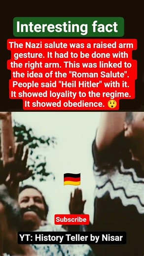 Heil Hitler: The Dark History of the Roman Salute 🇩🇪😲 #shorts #history #facts #hitler #wwii #salute
