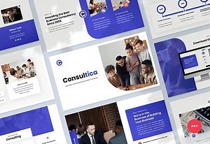 PowerPoint-Präsentationsvorlage für Unternehmensberatung / Bearbeitbares PowerPoint-Vorlagendesign mit modernen PowerPoint-Infografik-Folien - Etsy.de