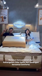 Nikmati tidur yang nyaman setiap malam bersama Comforta dan rasakan kualitas tidur yang lebih baik untuk memulai hari dengan energi positif! 🛌💫 #ComfortaBed #ComfortYourLife | Comforta Spring Bed