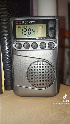 C Crane CC Pocket AM/FM/WX Portable Radio WOR 710 AM #ccrane #ccpocket #weather #radio #wor