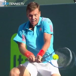 Too hot to handle 🔥 Even the Big 3 struggled to deal with Tomas Berdych in full flow... | Tennis TV