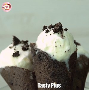 24K views · 456 reactions | Oreo Ice Cream Cone | Tasty Plus | Facebook