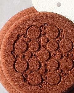 70K views · 620 reactions | This was my first time using a gelatin mold to create an "indent" on the inside of a mold. I wasn't quite sure it would work, but I love the detail it brings to the top of the mold. I filled it with chocolate mousse, hazelnut praline & a hazelnut sponge. I used a chocolate velvet spray to give it a clean finish! | Matt Adlard | Facebook