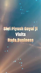 Cabinet Minister Shri Piyush Goyal Ji visits Bada Business Head Office #PiyushGoyal #DrVivekBindra #BadaBusiness #motivation #BadaBusiness #inspiration #story #politics #leadership | Bada Business Pvt. Ltd. | Facebook