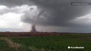 34K views · 547 reactions | This tornado was spotted near Syracuse, Nebraska Saturday: | AccuWeather | Facebook