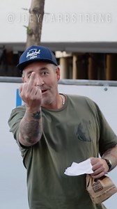 Aggressive meathead LOSES IT at ‘dolphin meat salesman’ | Joey Carbstrong