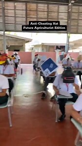 9.3K views · 78 reactions | What do you think about these anti-cheating #exam hats in #Philippines? #trending #weird #funny #viral | Shanghai Daily 上海日报 | Facebook