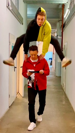 Leapfrog Prank: Funny Reaction😂🫣 #thekiryalife #prank #funny #comedy | Kirya Kolesnikov