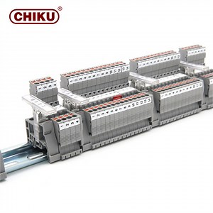 [Hot Item] PT 2.5-Quattro Electrical Wire DIN Rail Mounted Push in Terminal Block 3209578