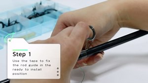 Rod Repair Kit 85pcs Fishing Rod Tip Guide Repair kit Single Leg Ceramic Ring Fishing Pole Eyelets Replacement Kit