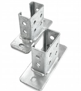 [Hot Item] Unistrut Channel Fitting HDG Gusset Base Plate Slotted Post Base