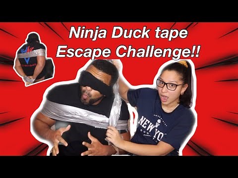 Ninja Duct Tape Escape Challenge