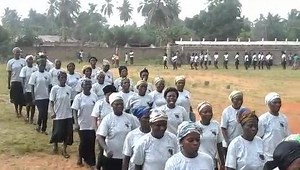 ENA Adult Literacy participants in Ehi, Ghana proudly marched as a group in a parade for Ghana's Independence Day. We love seeing their excitement and enthusiasm for their accomplishments and participation in our program! What a perfect way to celebrate Independence Day! #IndependenceDay #Ghana #AdultLiteracy #ENAliteracy #parade #MarchingInTheParade #NeverTooLate #NeverTooOld | Engage Now Africa