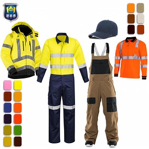 [Hot Item] Long Sleeve Construction Clothes Set Male Cotton Industrial Overall Suits Workwear Uniform