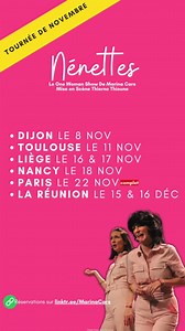 ⭐️⭐️⭐️Retrouvez **MARINA CARS** sur scène à **la Comédie De Toulouse** le S**AMEDI 11 NOVEMBRE 2023 à 20H30** Réservations conseillées: [https://billetterie.lacomediedetoulouse.com/events/1104](https://l.facebook.com/l.php?u=https://billetterie.lacomediedetoulouse.com/events/1104?fbclid=IwAR3TVPxVn3LCesMO56XK49N4bVxnwgbXsDiVYGfH9mlolyBg0zmQbl0EvuU&h=AT3LpByJx7vEmvXuwdhoR3oRJ_SUgMvjglllhHqsHOXVfqC4fGt-wCpeAZJ7xV-hrKz9T3l2dHPj-OH5vMMNVHh9fFnEuIOkPHZUO3m2NA8yeyljI2BeY_euiWdYm4Ffugk6jo8&__tn__=-UK-R