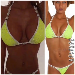 Example of our Fade Crystal Design Competition Bikini. www.suitsyouswimwear.com/competition-bikinis.php #SuitsYouSwimwear #CompetitionBikinis #CustomBikinis | Suits You Competition Suits