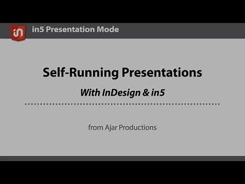 Self-Running Slideshow — Creating Awesome Presentations with InDesign & in5