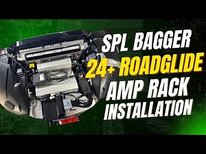 SPL Bagger Audio 2024+ Roadglide V2 amp rack full installation video