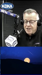 2026 is off to a celestial bang! If you can see through the partly cloudy skies tonight, you'll get a supermoon AND a meteor shower! | 100.1 FM and AM 1020 KDKA | Facebook