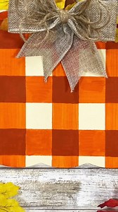 5.1K views · 54 reactions | Learn how to paint buffalo check plaid using dollar store supplies and blue tape. #falldiy #buffalocheck #dollartreediy #dollartreefall | Ruffles And Rain Boots | Facebook