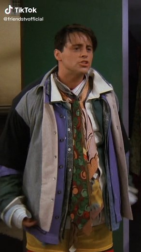 Joey Tribbiani and Chandler Bing Banter About Clothes on Friends