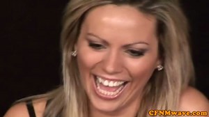 CFNM femdom watching friend jerking dude