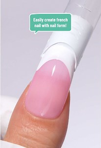Easy French Nails Using Nail Forms