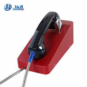 [Hot Item] Analog/PSTN Security Room Desk Telephone, Auto-Dial Telephone SIP Hotline Handset Phone