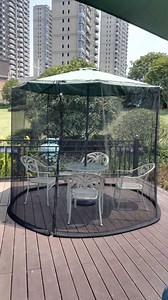 [Hot Item] Parasol Screen Mosquito Net Black Insect Screen Net Flyscreen Mesh Mosquito Net Umbrella Mosquito Net