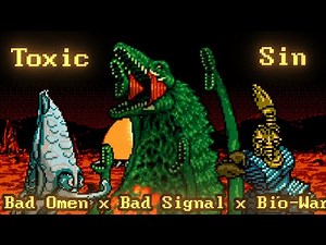 "Toxic Sin" | Bad Omen x Bad Signal x Bio-War | Gezora vs Moguera vs Biollante [FNF Mashup]
