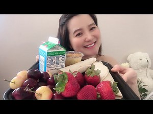 Ăn Taco burrito,cherry, dâu tây | QN CHANNEL