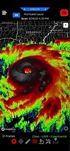 2.1K views · 26 reactions | Hurricane Laura, still a Category 4 storm, continues to move northward toward the Texas/Louisiana border. The forecast for our area remains about the same - 30%-40% chance of showers/storms over the next 48 hours. | South Metro Weather | Facebook