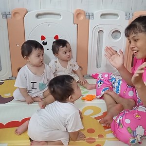 261K views · 8.5K reactions | Ba công chúa nhỏ học vỗ tay #quocchien | BA NÀNG TIÊN | Facebook