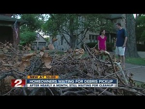 Tulsans tired of July storm debris still in yard