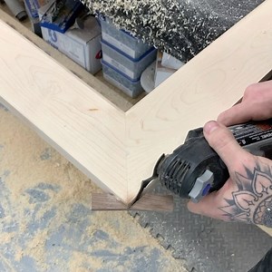 How do you cut splines? • • I made this giant mirror frame and...