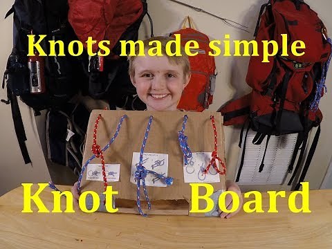 Knots made simple: Knot board - Cubscout Eric
