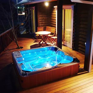 [Hot Item] Hydrorelax 6 People Large Family Used Swim SPA Pool Jet SPA Massage Acrylic SPA Tub Luxury Hydro Hot Tub Outdoor