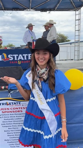 Great job to all the 2025 Miss Tri-State Rodeo Queen contestants! 👑 Congratulations to the newly crowned queen, Sofia Latini! #TriStateFair #RodeoQueen #AmarilloTX | Amarillo Tri-State Fair