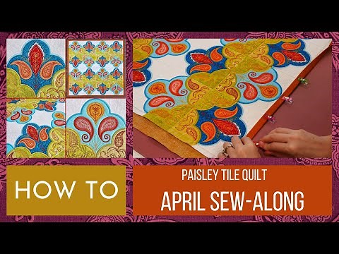 Step-by-Step Guide to Creating a Beautiful Paisley Tile Quilt!