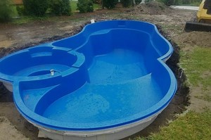 [Hot Item] Factory Sale Garden Qutdoor Jacuzzi Hot Water Tube Swim SPA FRP Fibreglass Ingroundprefabricated Large Prefab Swimming Pool