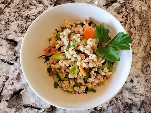 Barley Salad with Herbs and Lemon - Cuisine With Me