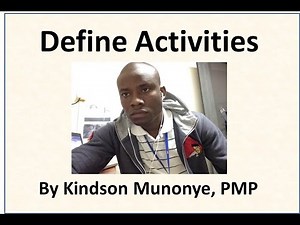 14 Project Time Management Define Activities
