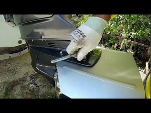 Installing and Testing Hydrofoil - Whale Tail DIY in my Crooked PilotHouse Boat