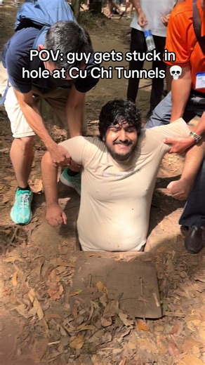 Stuck in a Hole at Cu Chi Tunnels: A Funny Travel Moment
