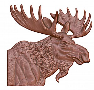Moose 3D Model STL: CNC Router, Laser Engrave & 3D Printing (instant Download) - Etsy Canada