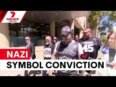 Bikie breaks silence after Nazi symbol conviction | 7NEWS