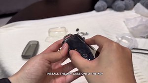 Car Key Fob Cover for Volvo XC90, XC60, XC40, S60, S90, V90,for Volvo Soft Transparent TPU Key Fob Case & Anti-Loss Keychain (Transparent)