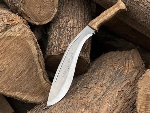 Handmade Kukri Knife | Tactical Survival Kukri | Bushcraft Chopping Knife | Full Tang Custom Kukri for Camping & Outdoor Use, Gift for Him - Etsy