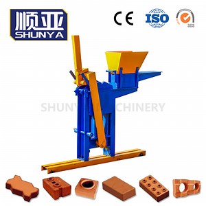 [Hot Item] Bestselling Manual Clay Brick Machine in Sierra Leone Qmr2-40 Block Making Machine