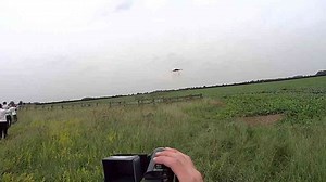 Head cam footage shows just how low the Vulcan bomber came